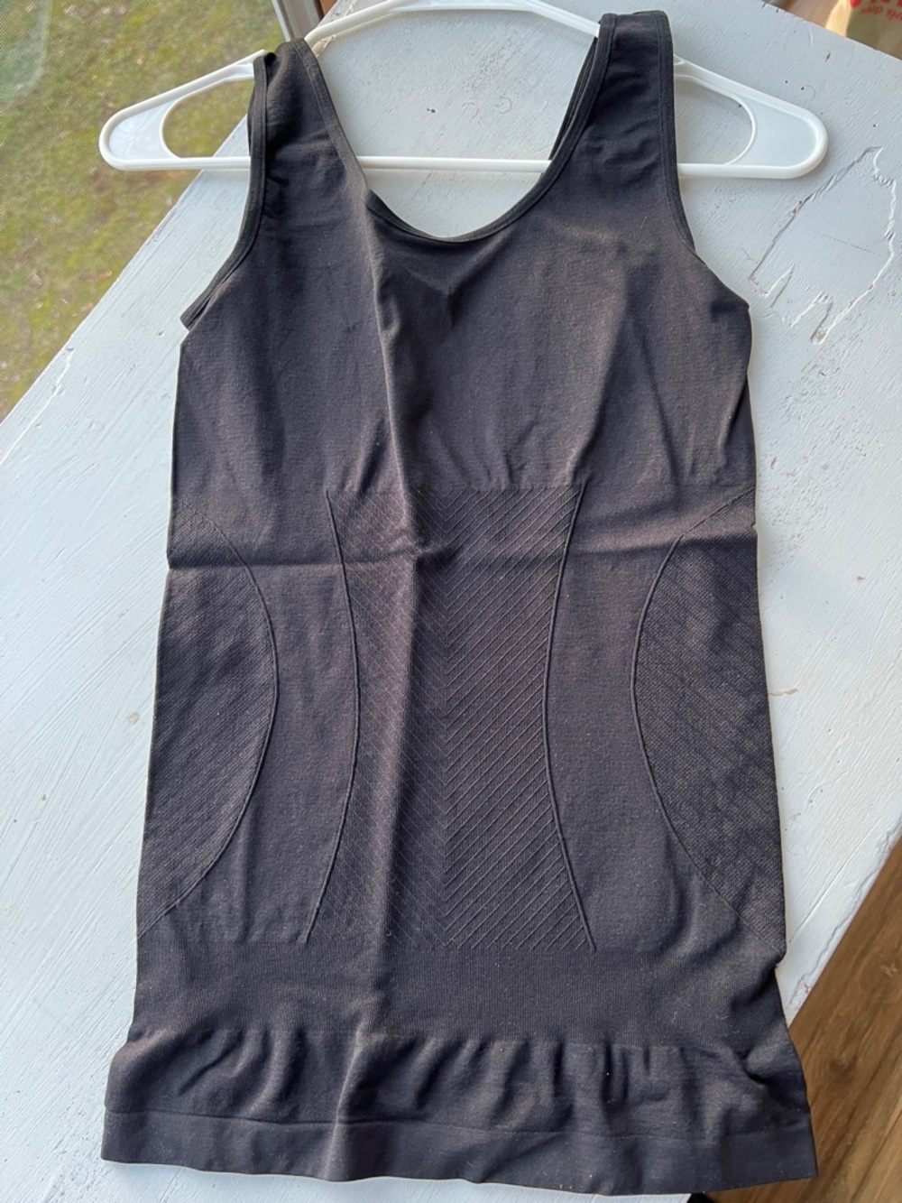 Nautica Black Seam-Detail Tank Top